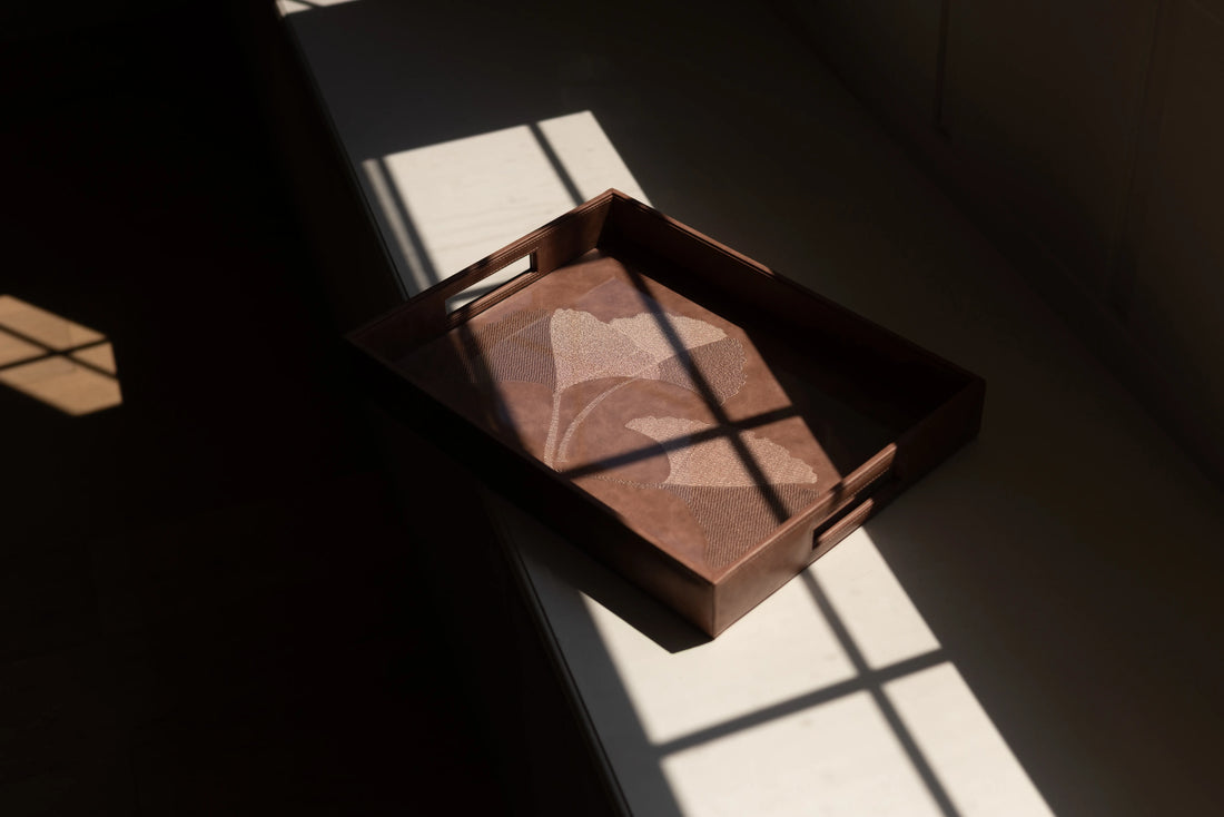 Dal Vegan Leather Tray - Rectangle