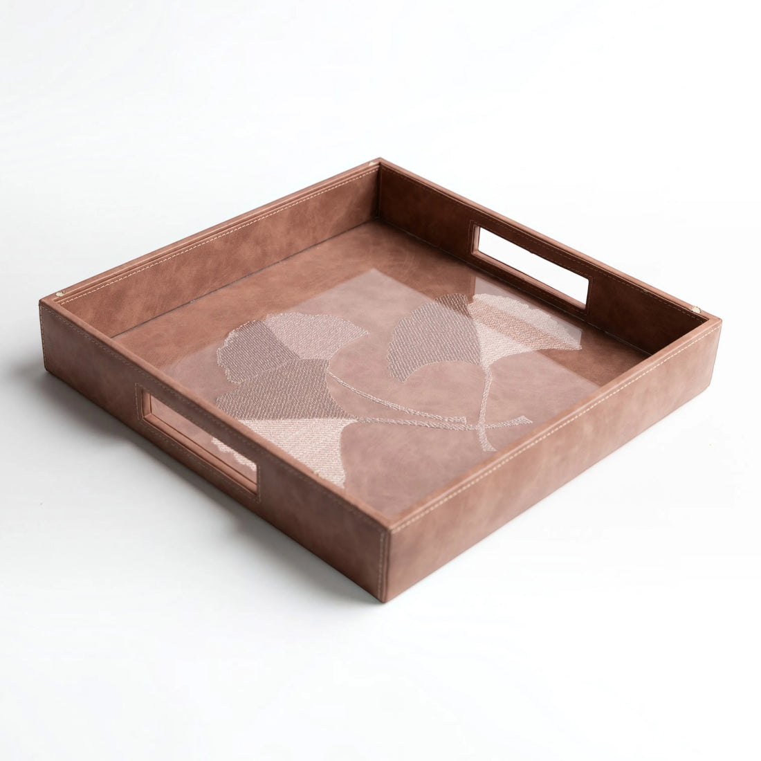 Dal Vegan Leather Tray - Square