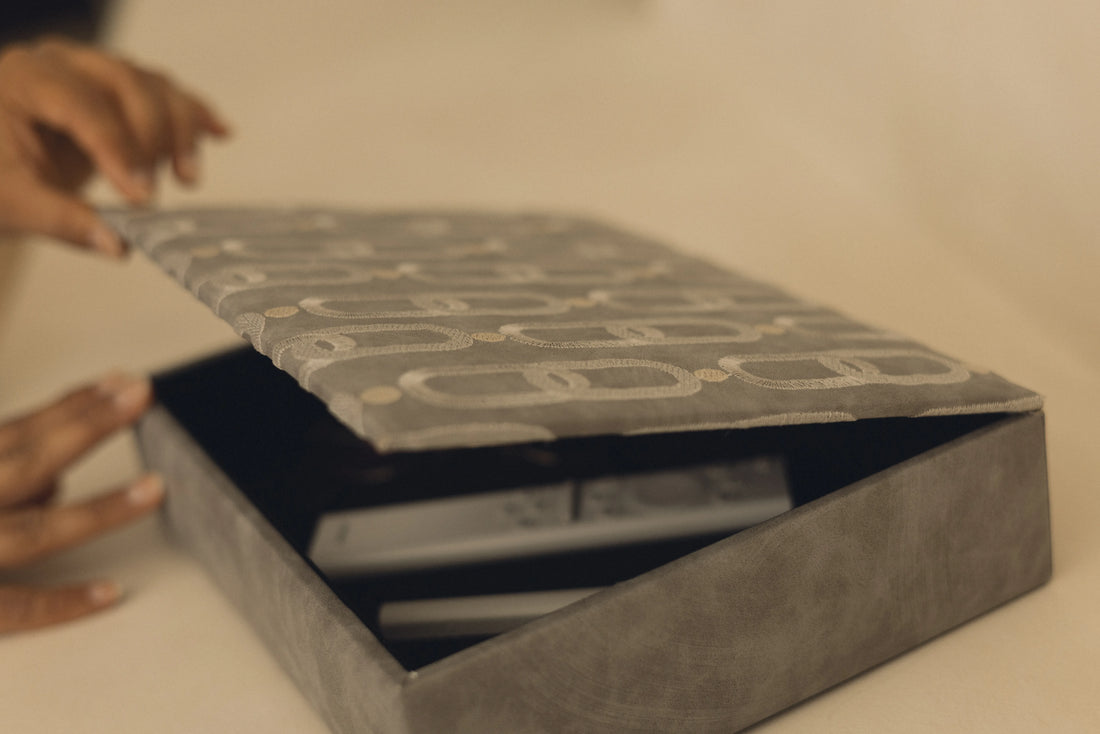 Lasya Vegan Leather Accessory Box
