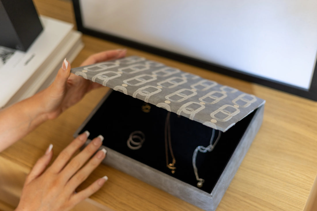 Lasya Vegan Leather Accessory Box