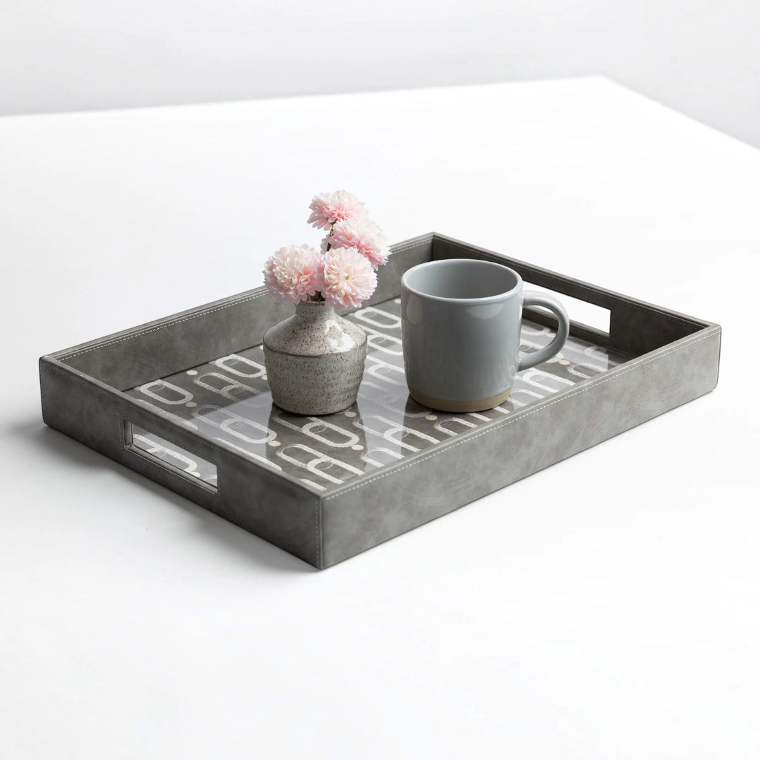 Lasya Vegan Leather Tray - Rectangle