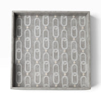 Lasya Vegan Leather Tray - Square