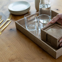 Madhu Vegan Leather Coaster Set