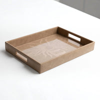 Madhu Vegan Leather Tray - Rectangle