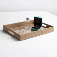 Madhu Vegan Leather Tray - Rectangle