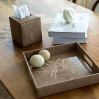 Madhu Vegan Leather Tray - Square