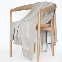 Eka Stipple Organic Cotton Throw Blanket