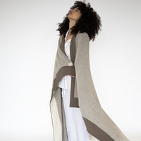 Eka Stipple Organic Cotton Throw Blanket