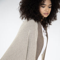 Eka Stipple Organic Cotton Throw Blanket