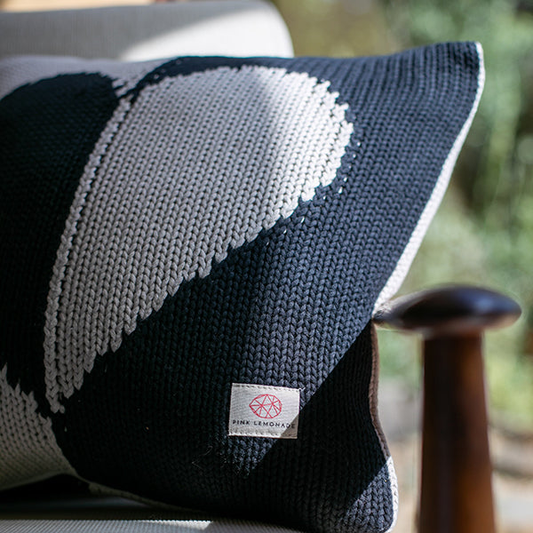 Dual Hearts Organic Cotton Cushion
