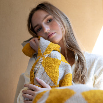 Trikona Organic Cotton Throw Blanket
