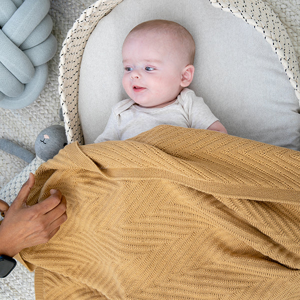Panache Infant Baby Blanket Bonnet Set - Stone