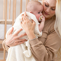 Honey Bee Organic Cotton Baby Blanket and Teddy Lovie Set