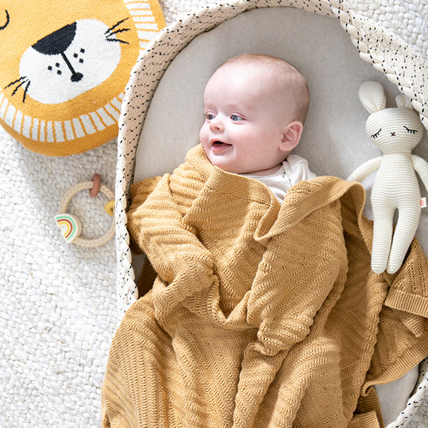 Panache Infant Baby Blanket Bonnet Set - Stone