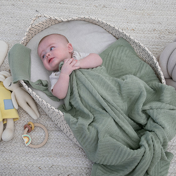 Panache Infant Baby Blanket Bonnet Set - Stone