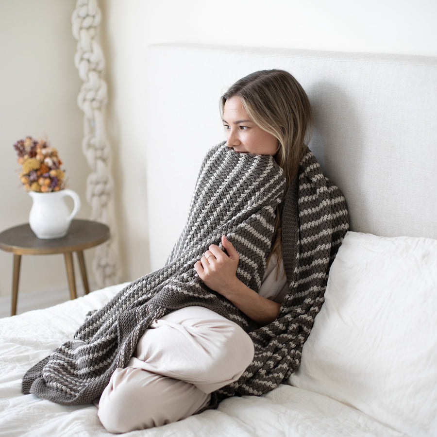Tara Organic Cotton Throw Blanket