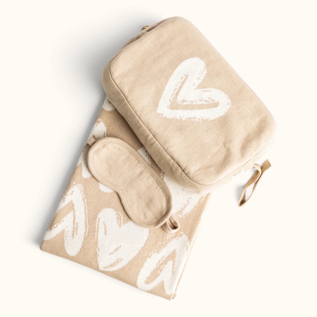 Shabby Hearts Linen Organic Cotton Travel Set