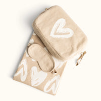 Shabby Hearts Linen Organic Cotton Travel Set