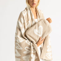 Shabby Hearts Linen Organic Cotton Travel Set