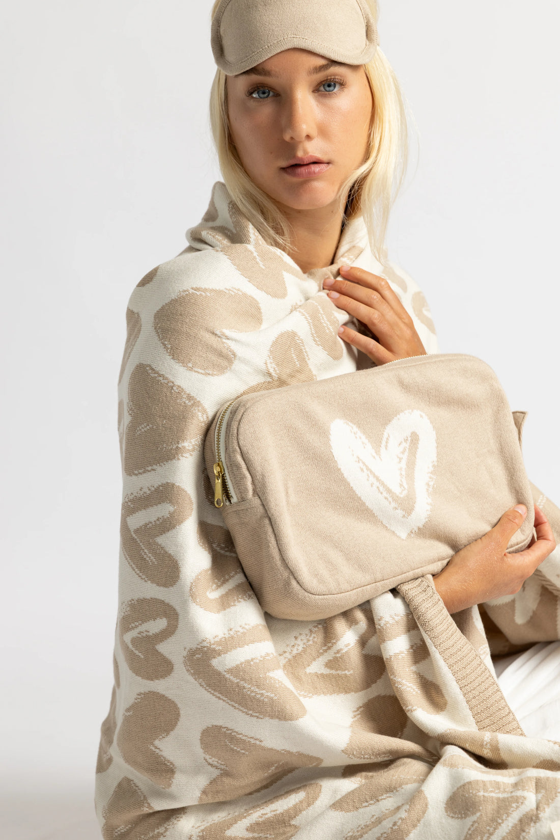 Shabby Hearts Linen Organic Cotton Travel Set