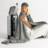 Krama Dark Gray Organic Cotton Travel Set