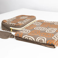 Vilas Brown Organic Cotton Travel Set