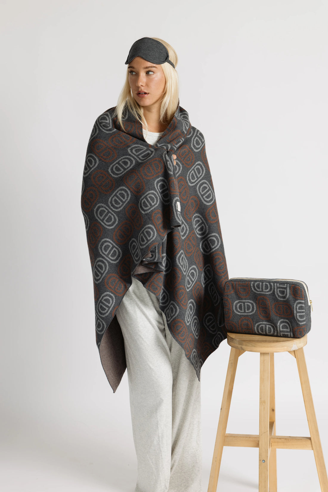 Vilas Gray Organic Cotton Travel Set