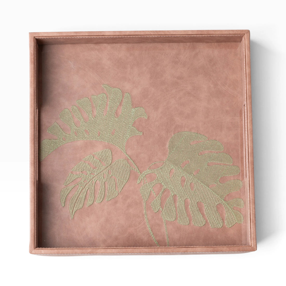 Palaash Vegan Leather Tray - Square
