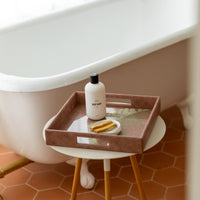 Palaash Vegan Leather Tray - Square