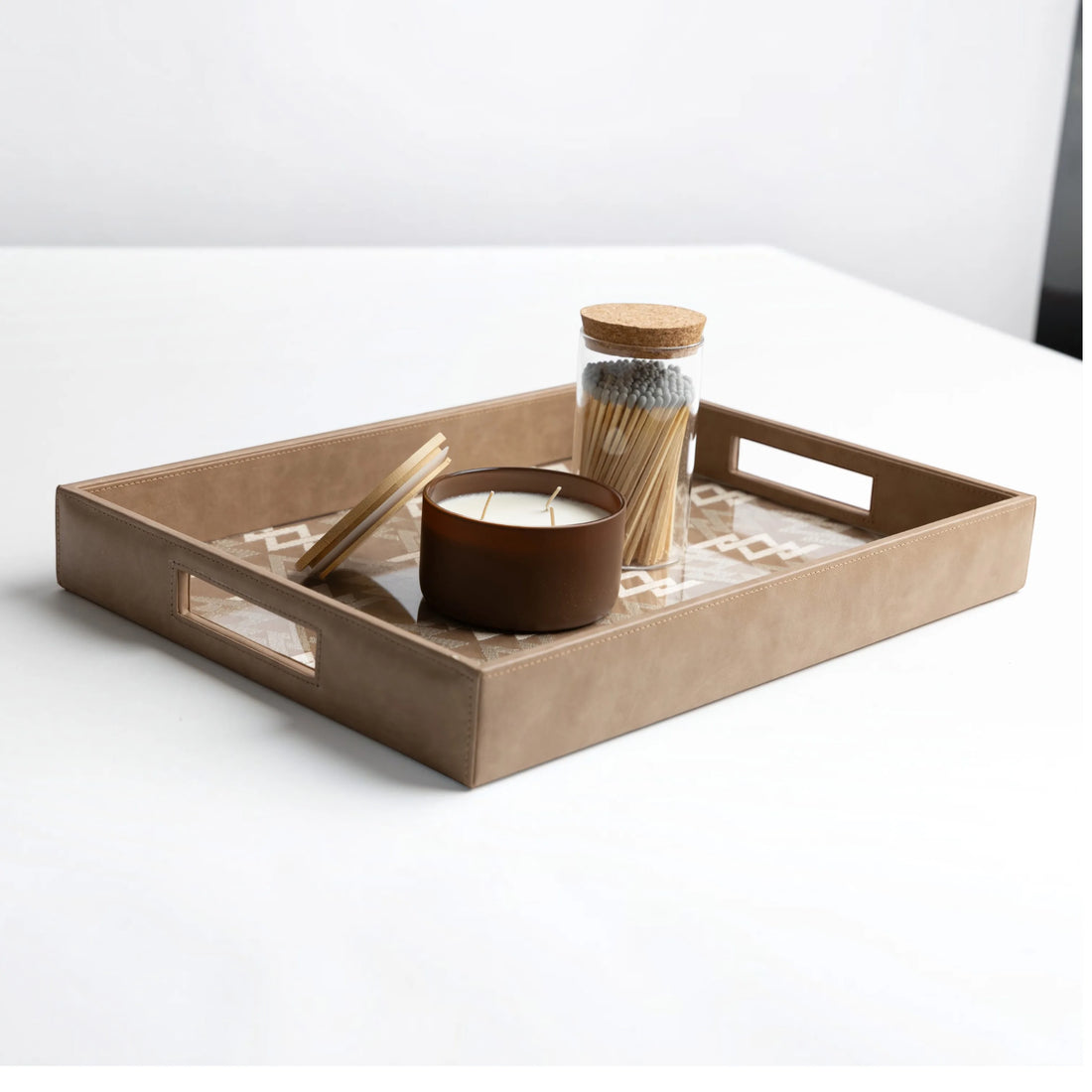 Ratna Vegan Leather Tray - Rectangle