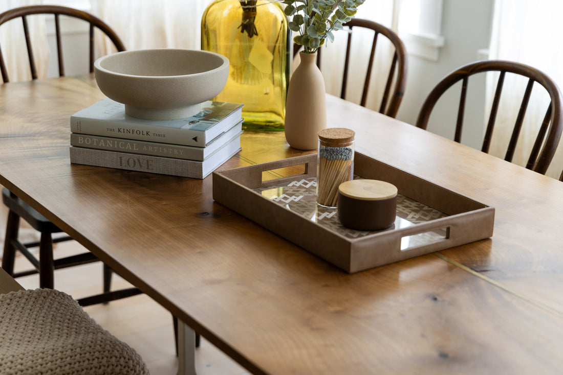 Ratna Vegan Leather Tray - Rectangle