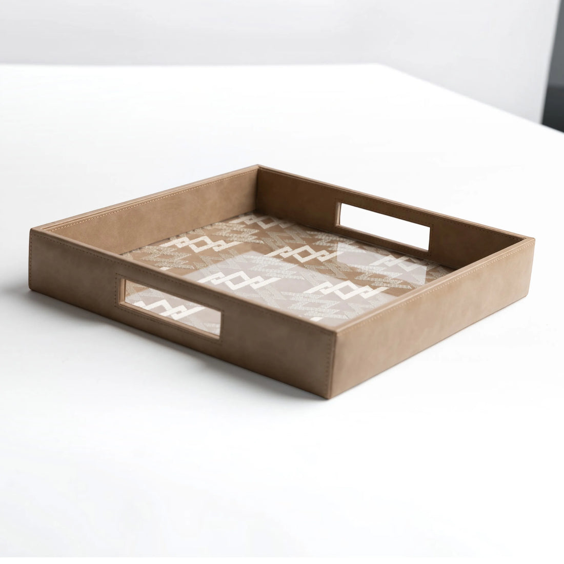 Ratna Vegan Leather Tray - Square