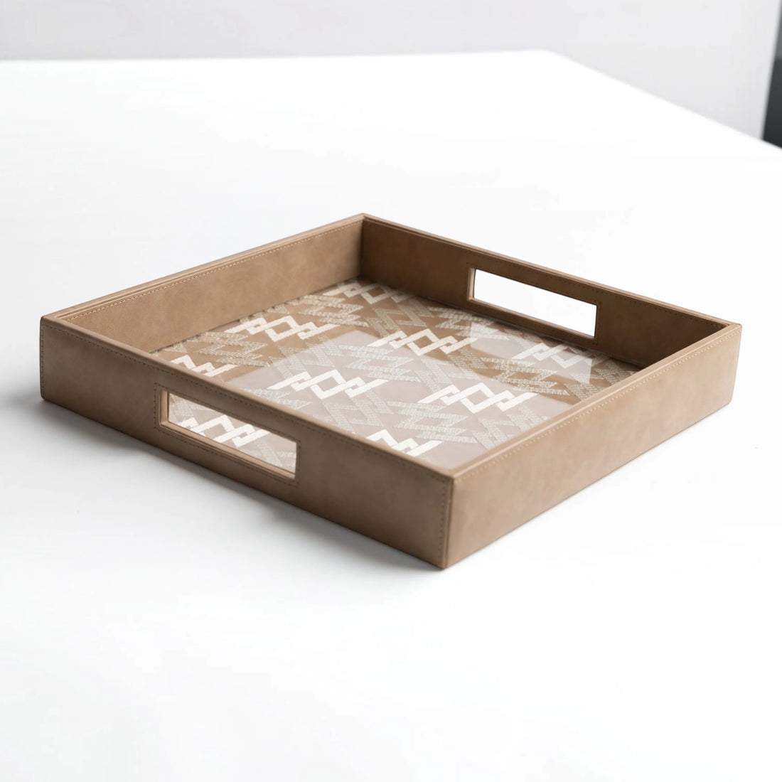 Ratna Vegan Leather Tray - Square