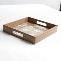 Ratna Vegan Leather Tray - Square