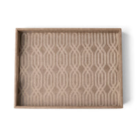Lehar Vegan Leather Tray - Rectangle
