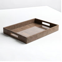 Vansh Vegan Leather Tray - Rectangle
