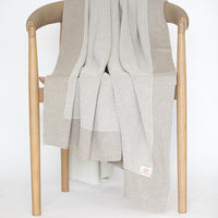 Eka Stipple Organic Cotton Throw Blanket