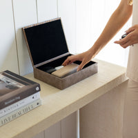Vansh Vegan Leather Accessory Box
