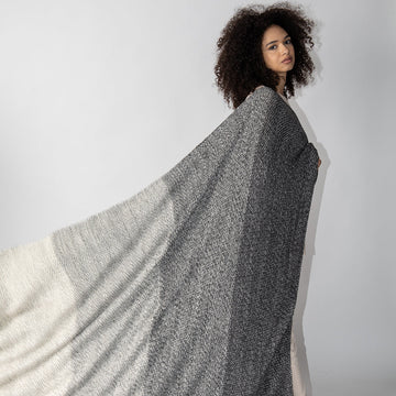 Zac Organic Cotton Knit Throw Blanket