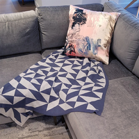 Sveda Shapes Organic Cotton Throw Blanket