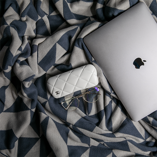 Sveda Shapes Organic Cotton Throw Blanket