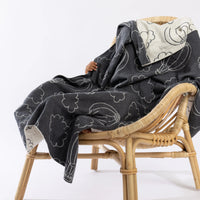 Hot Air Balloon Gray Organic Cotton Baby Gift Set