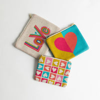 Love Mix Travel MakeUp Pouch - Hot Pink