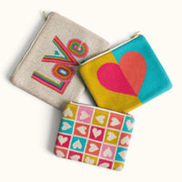Love Mix Travel MakeUp Pouch - Hot Pink