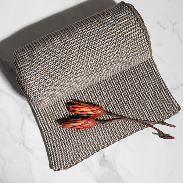 Zreyas Organic Cotton Knit Throw Blanket