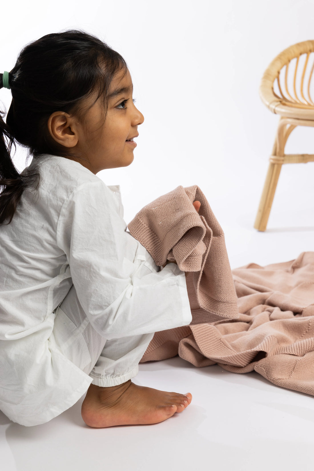 Nuage Pale Pink Organic Cotton Baby Gift Set