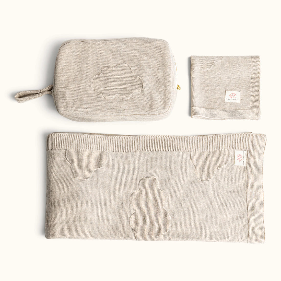 Nuage Taupe Organic Cotton Baby Gift Set