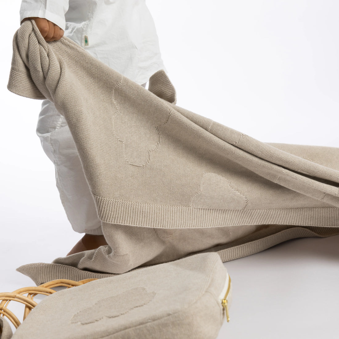 Nuage Taupe Organic Cotton Baby Gift Set