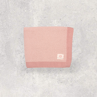 Elegant Organic Cotton Baby Blanket and Teddy Lovie Set