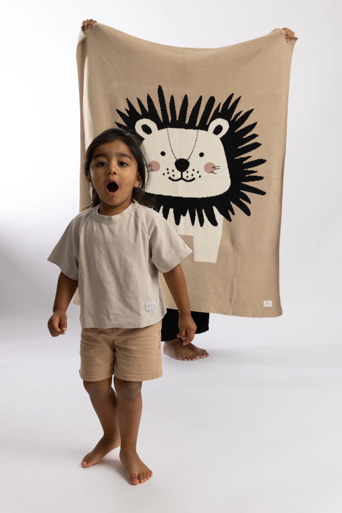 Leon Organic Cotton Baby Blanket